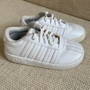 K-Swiss Toddler Classic Triple White Sneakers,  Exc Condition, Toddler size 8